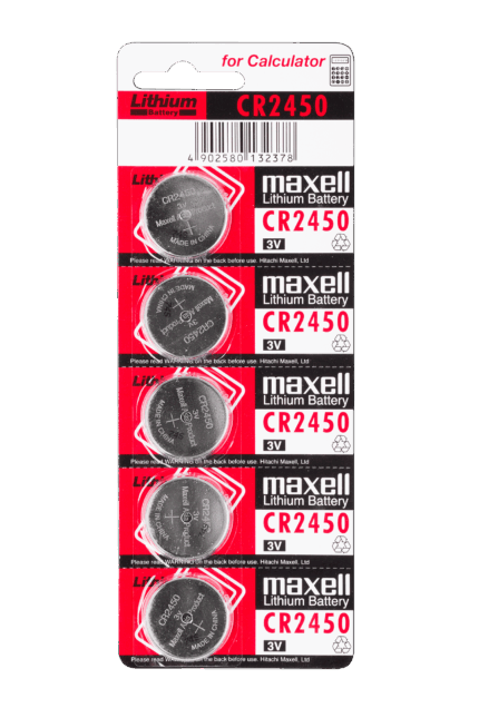 Батарейки Maxell BAT0650 CR2450 5 шт./білий