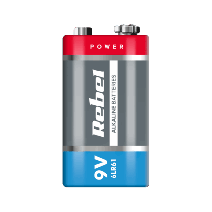 Лужні батарейки Rebel BAT0062 9V 6LR61