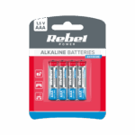 Лужні батарейки Rebel BAT0096B EXTREME LR03 4 шт./бл.
