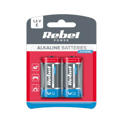 Лужні батарейки Rebel BAT0093B EXTREME LR14