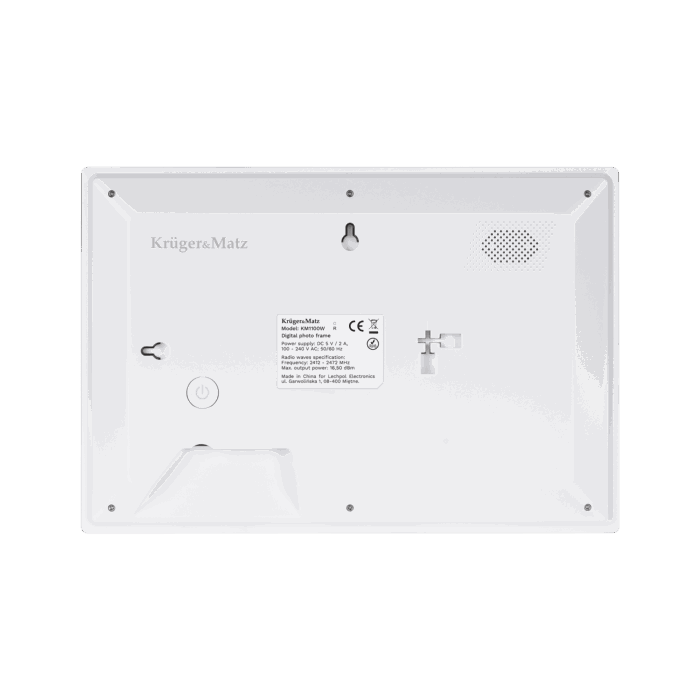Цифрова фоторамка Kruger&Matz FRAMEO Wi-Fi KM1100W 10.1", біла - Зображення 5