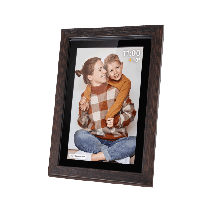 Цифрова фоторамка Kruger&Matz FRAMEO Wi-Fi KM1102 10.1" дерев'яна рамка - Зображення 2