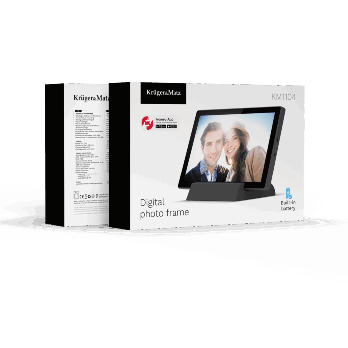Цифрова фоторамка Krüger&matz KM1104 FRAMEO WiFi 10,1 дюйма з вбудованим акумулятором - Зображення 6