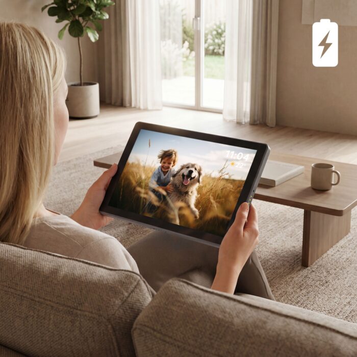 Цифрова фоторамка Krüger&matz KM1104 FRAMEO WiFi 10,1 дюйма з вбудованим акумулятором - Зображення 8