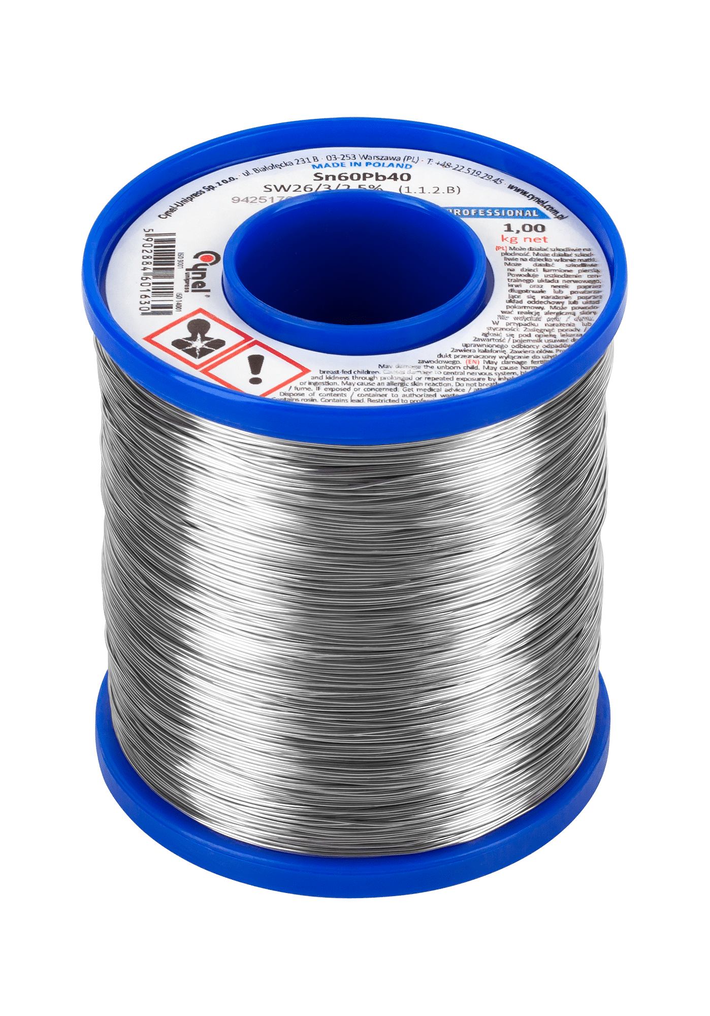 Олово 1 мм/1 кг Sn60Pb40 Олово Олово 1 мм/1 кг Sn60Pb40 Cynel LUT0107-1000 Олово