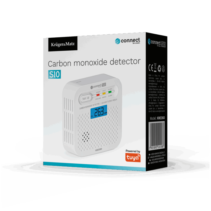 Детектор чадного газу Kruger&Matz Connect S10 KM2260 Tuya EN 50921 - Зображення 7