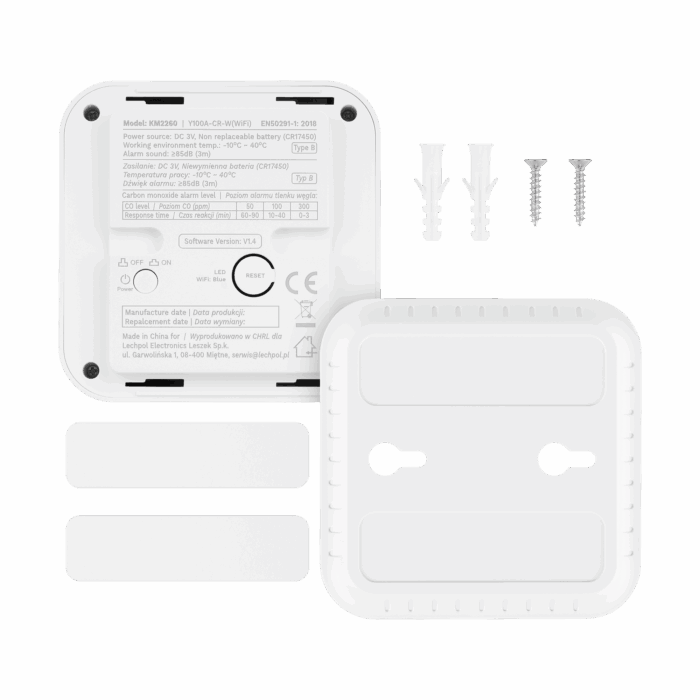 Детектор чадного газу Kruger&Matz Connect S10 KM2260 Tuya EN 50921 - Зображення 6