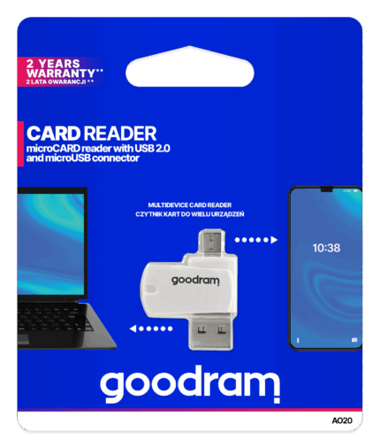 Зчитувач карт пам'яті Goodram TGD-AO20MW01R11 MicroSD OTG