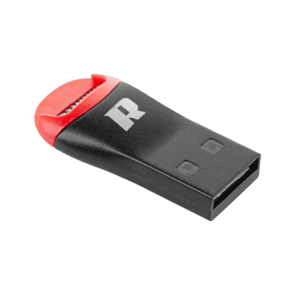 Зчитувач карт MicroSD r53 Rebel KOM0652 mini
