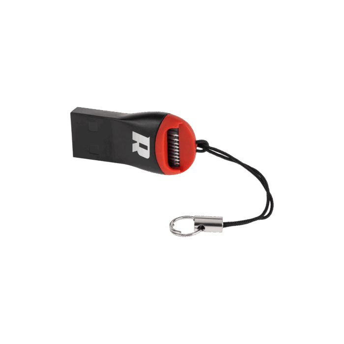 Зчитувач карт MicroSD r53 Rebel KOM0652 mini - Зображення 2