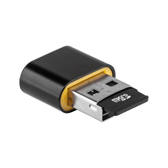 Зчитувач карт MicroSD r60 Rebel KOM0953 mini - Зображення 3