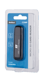 Зчитувач карт пам'яті USB 3.0 r61 Rebel KOM0954 - Зображення 2