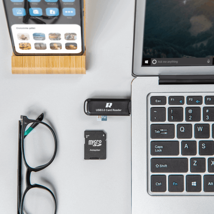 Зчитувач карт пам'яті USB 3.0 r61 Rebel KOM0954 - Зображення 3