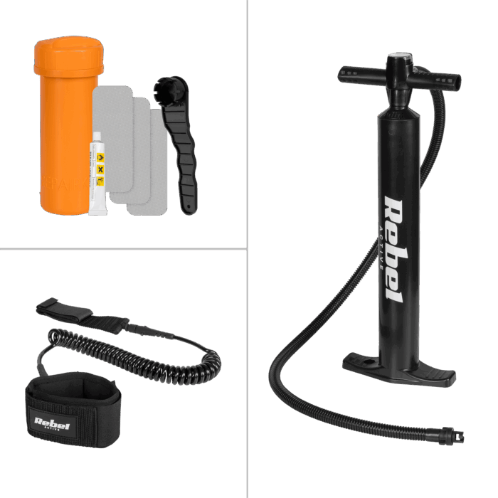 Надувна SUP-дошка Rebel RBA-4511 ACTIVE 244x76x10, комплект - Зображення 7