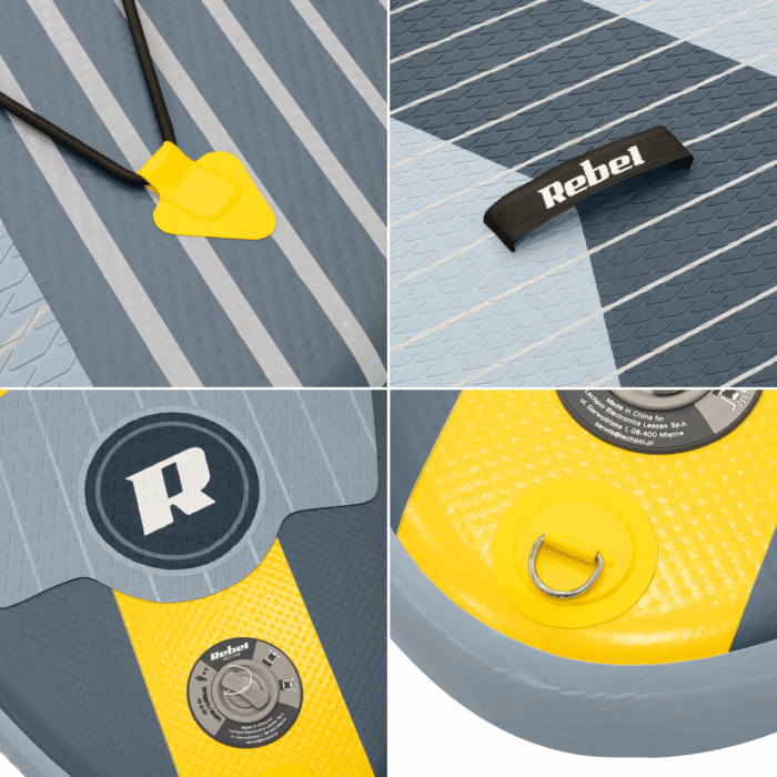 Надувна SUP-дошка Rebel RBA-4511 ACTIVE 244x76x10, комплект - Зображення 9