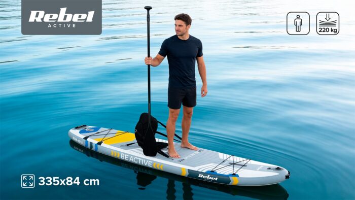 SUP-дошка Rebel RBA-4518-WH ACTIVE PRO RBA-4518 - біла - Зображення 9
