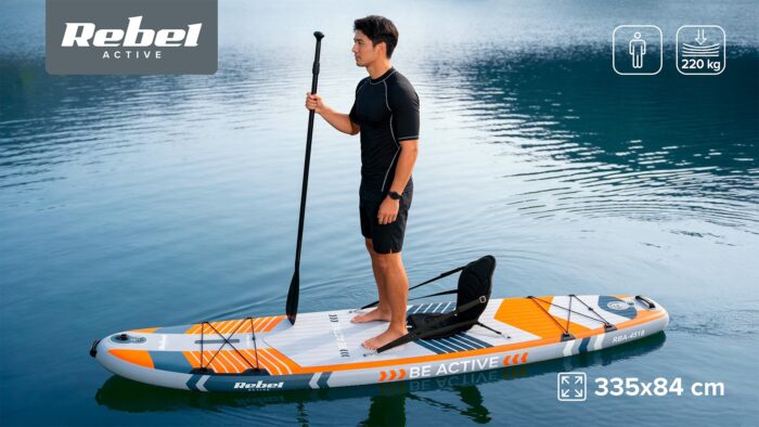 SUP-дошка Rebel RBA-4518-OR ACTIVE PRO RBA-4518 - помаранчева - Зображення 9