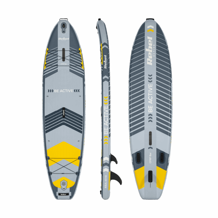 SUP-дошка Rebel RBA-4518-G ACTIVE PRO RBA-4518 - сіра - Зображення 2
