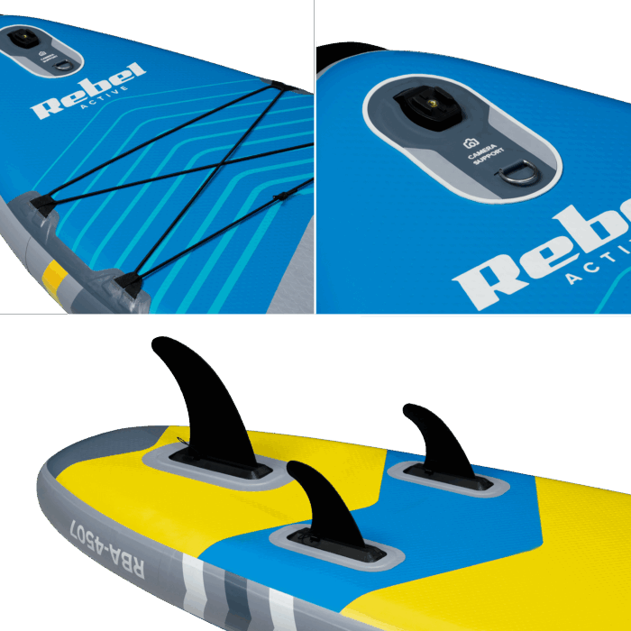 SUP-дошка Rebel RBA-4507-BL ACTIVE RBA-4507 - синя - Зображення 11