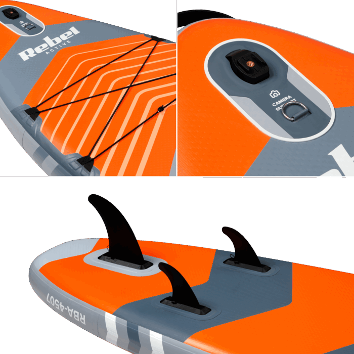 SUP-дошка Rebel RBA-4507-OR ACTIVE RBA-4507 - помаранчева - Зображення 11
