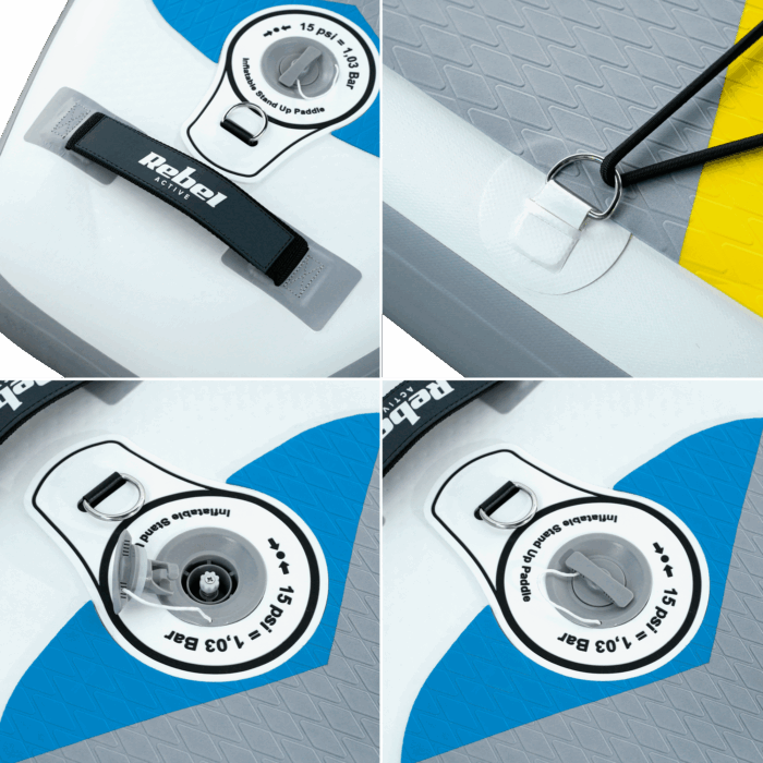 SUP-дошка Rebel RBA-4500-WH ACTIVE RBA4500 - біла - Зображення 9