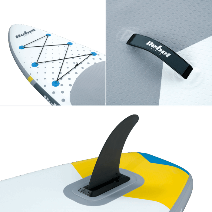 SUP-дошка Rebel RBA-4500-WH ACTIVE RBA4500 - біла - Зображення 10