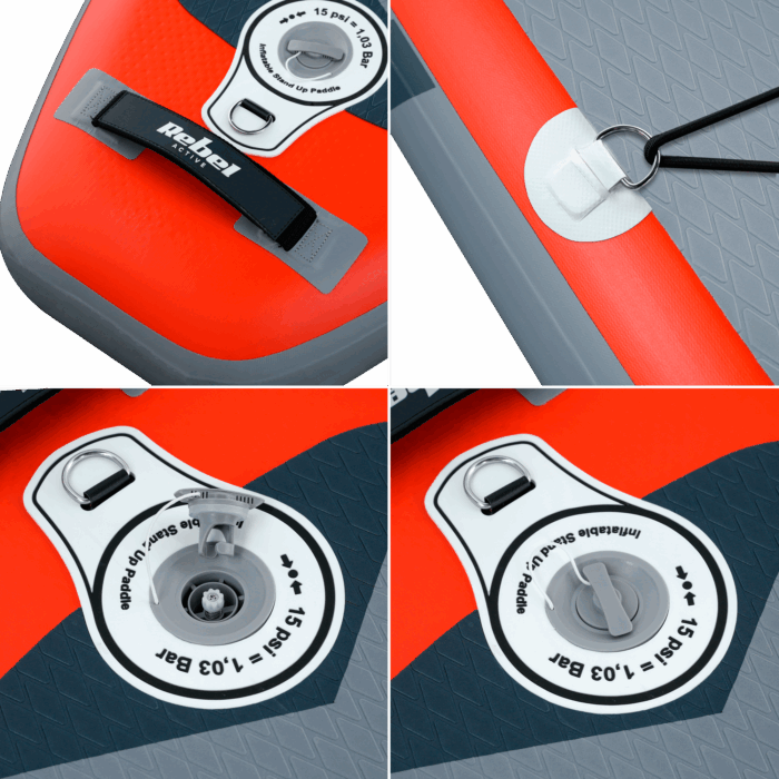 SUP-дошка Rebel RBA-4500-OR ACTIVE RBA4500 - помаранчева - Зображення 9