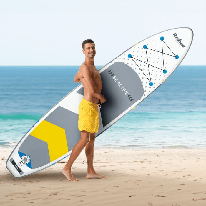 SUP-дошка Rebel RBA-4501-WH ACTIVE RBA4501 - біла - Зображення 13