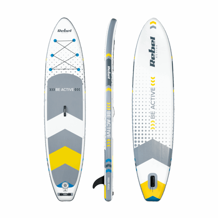 SUP-дошка Rebel RBA-4501-WH ACTIVE RBA4501 - біла - Зображення 2