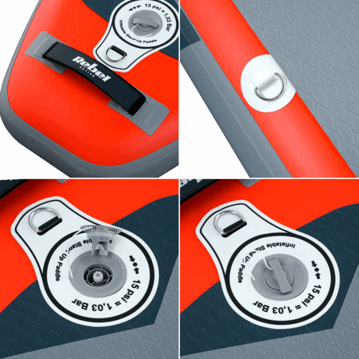 SUP-дошка Rebel RBA-4501-OR ACTIVE RBA4501 - помаранчева - Зображення 10