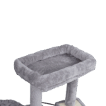 Когтеточка для котів 40x30x80 см, сіра, Rebel RA-1003 ANIMALS - Зображення 4