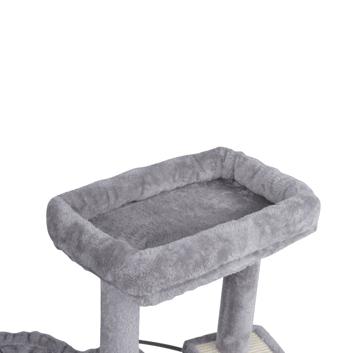Когтеточка для котів 40x30x80 см, сіра, Rebel RA-1003 ANIMALS - Зображення 4