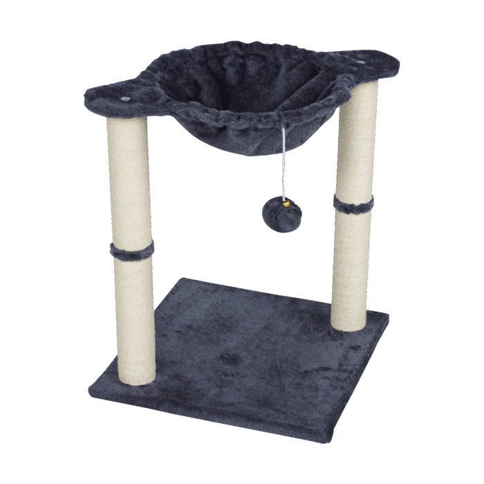 Когтеточка для котів 40x40x51 см, темно-сіра, Rebel RA-1001 ANIMALS - Зображення 4