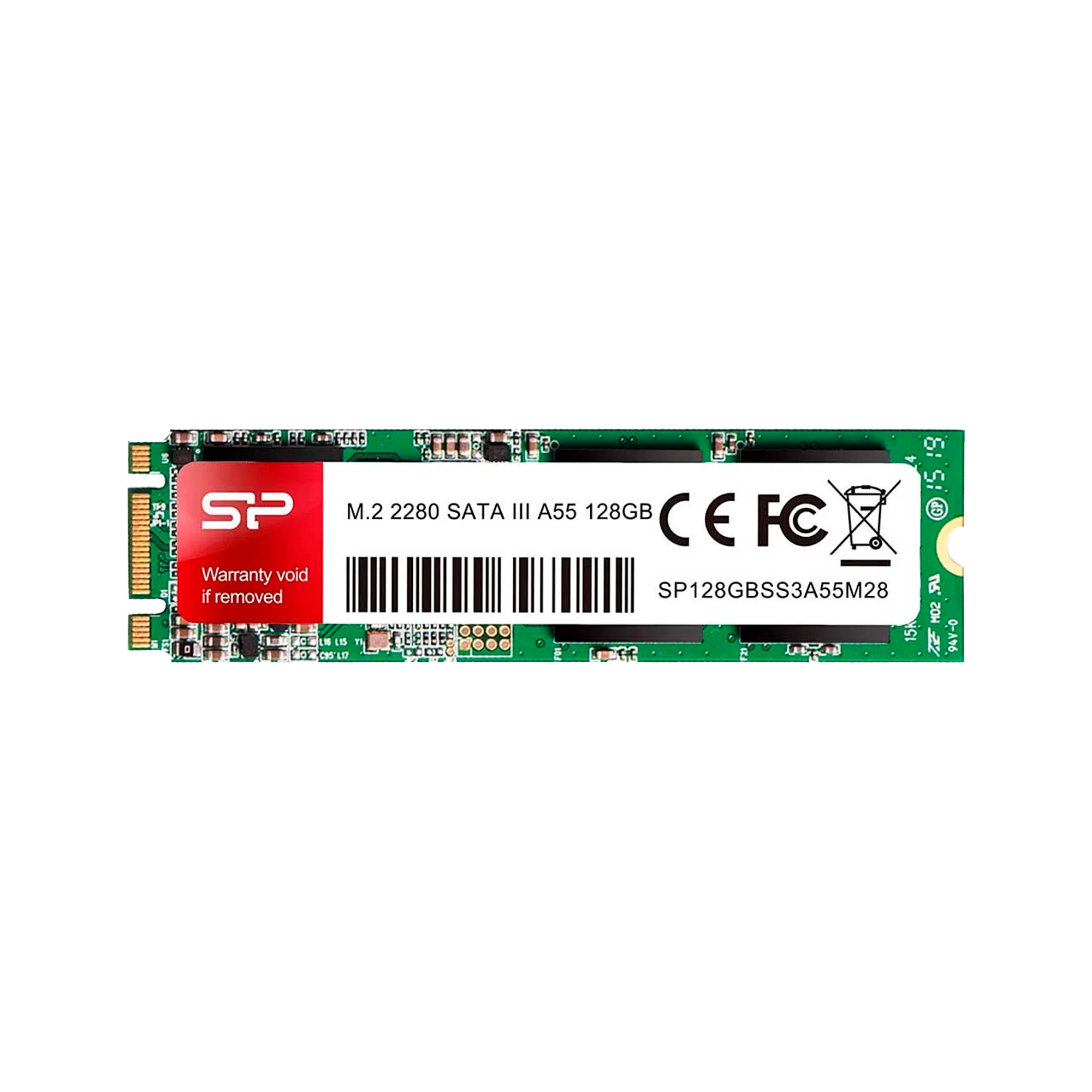Твердотільний накопичувач SATA M.2 2280 ємністю 128 ГБ Твердотільний накопичувач SATA M.2 SIL-A55128 2280 ємністю 128 ГБ