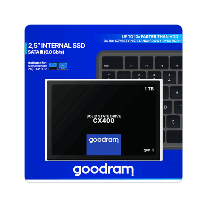Твердотільний накопичувач Goodram TGD-SSDPRCX40001TG2 CX400 1024 ГБ - Зображення 5