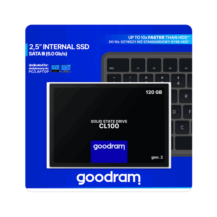 Твердотільний накопичувач Goodram TGD-SSDPRCL100120G3 120 ГБ CL100 - Зображення 6