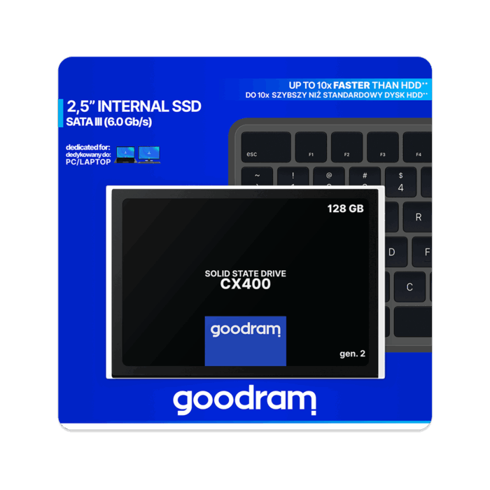Твердотільний накопичувач Goodram TGD-SSDPRCX400128G2 CX400 128 ГБ - Зображення 5