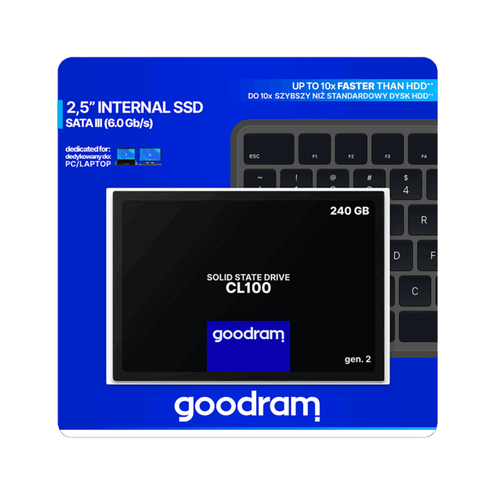 Твердотільний накопичувач Goodram TGD-SSDPRCL100240G3 240 ГБ CL100 - Зображення 6