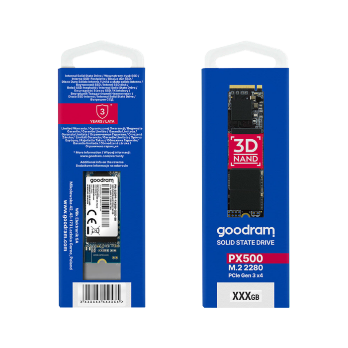 Твердотільний накопичувач Goodram TGD-SSDPRPX500256080 240 ГБ PX500 PCIe 3x4 M.2 2280 - Зображення 3
