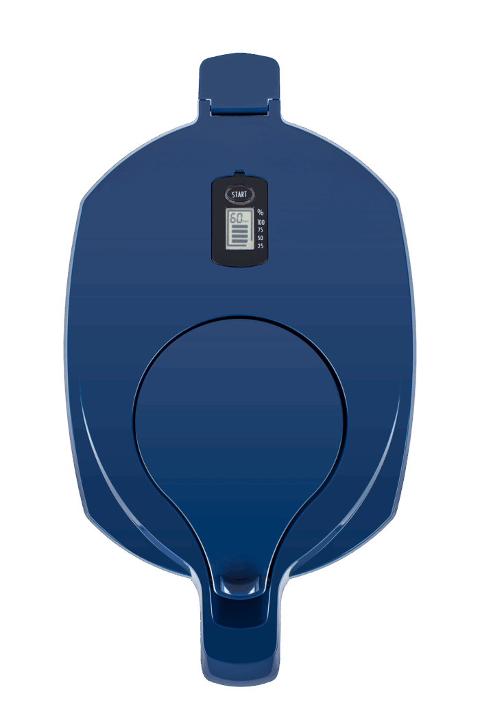 синій