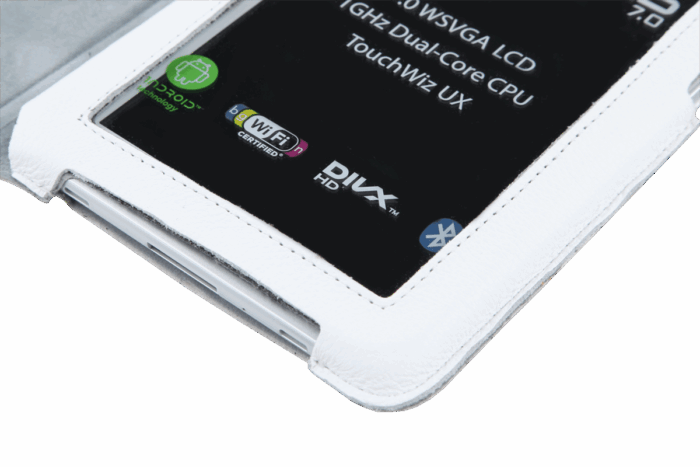 Білий чохол для Samsung Galaxy Tab P3100 Quer KOM0431 - Зображення 6