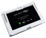 Білий чохол для Samsung Galaxy Tab P5100 Quer KOM0428 (натуральна шкіра) - Зображення 7