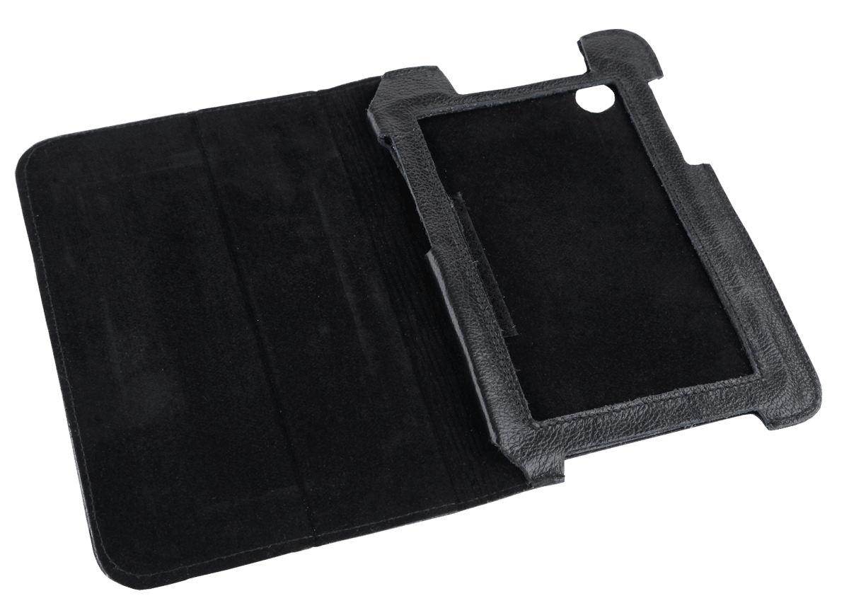 Чорний чохол для Samsung Galaxy Tab P3100 (натуральна шкіра) Чорний чохол для Samsung Galaxy Tab P3100 Quer KOM0425 (натуральна шкіра)