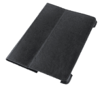 Чорний чохол для Samsung Galaxy Tab P5100 Quer KOM0427 (натуральна шкіра) - Зображення 2
