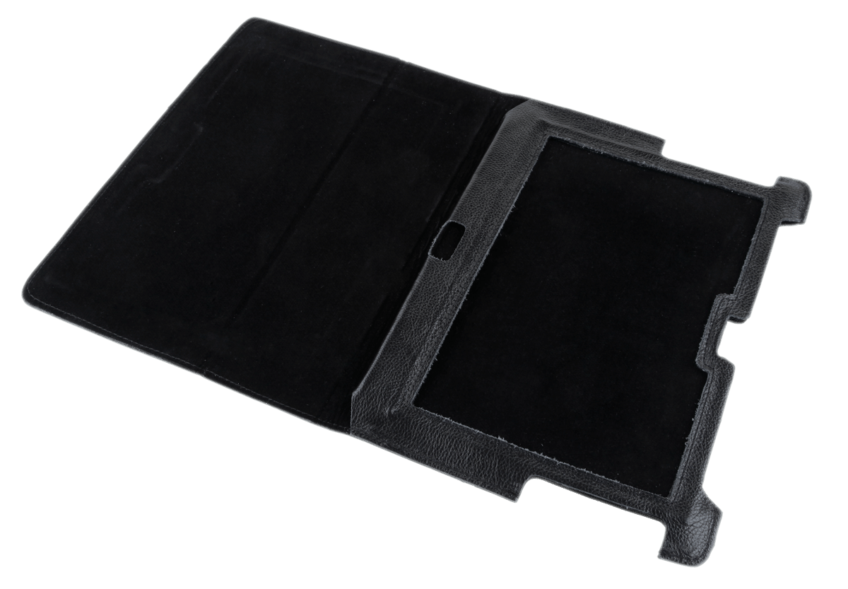 Чорний чохол для Samsung Galaxy Tab P5100 (натуральна шкіра) Чорний чохол для Samsung Galaxy Tab P5100 Quer KOM0427 (натуральна шкіра)