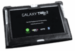 Чорний чохол для Samsung Galaxy Tab P5100 Quer KOM0427 (натуральна шкіра) - Зображення 4