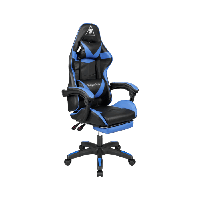 Геймерське крісло Kruger&Matz GX-150 KM0790-BL чорно-синє - Зображення 2