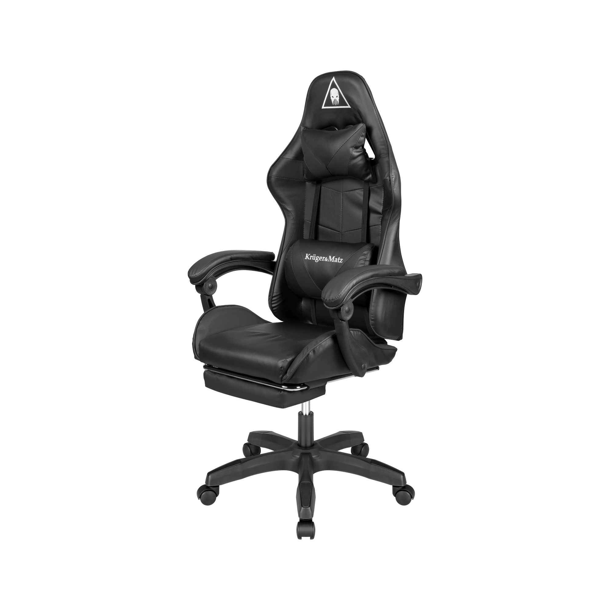 Геймерське крісло Kruger&Matz GX-150 чорного кольору Геймерське крісло Kruger&Matz GX-150 KM0790-B чорного кольору