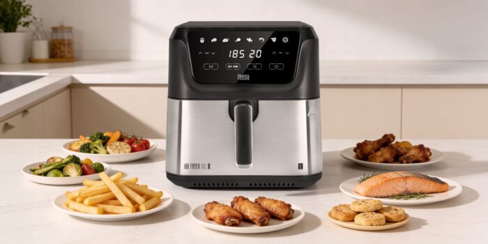 Цифрова аерофритюрниця Teesa TSA8079 XXL, 8 л, 1700 Вт, велика чаша, програми, підтримка тепла - Зображення 14