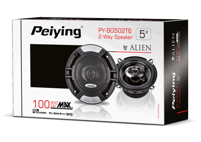Автомобільна акустична система Peiying PY-BG502T6 Alien - Зображення 10